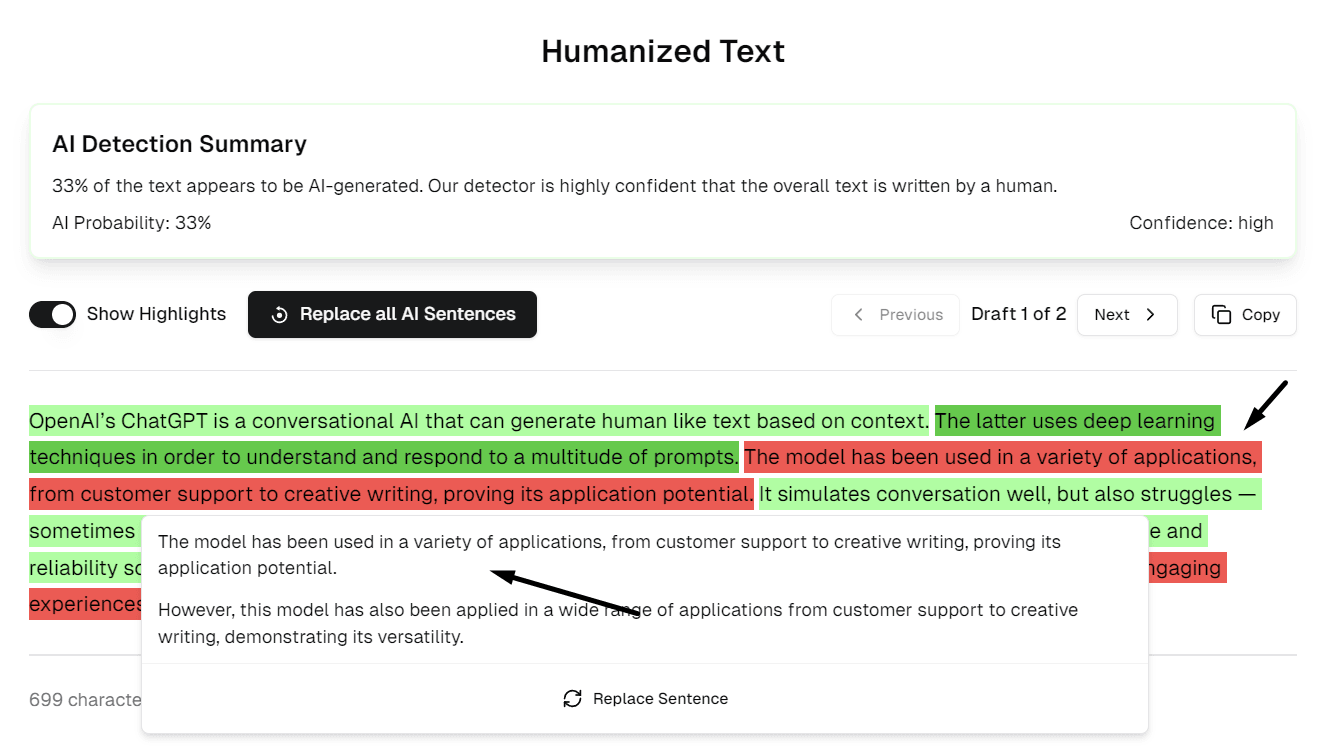 Step 3: View & modify your new content